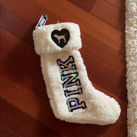 Fuzzy Christmas stocking